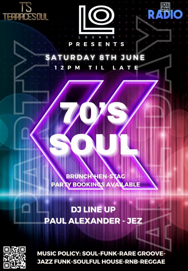 70's Soul All Day Party at Lo Lounge