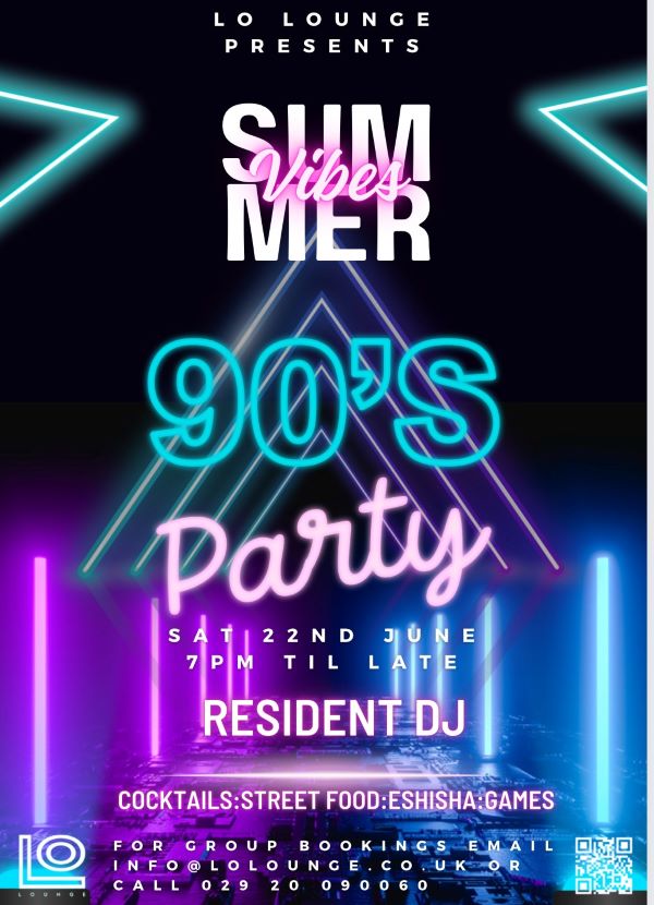 Summer Vibes 90's Party