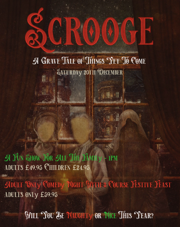Scrooge – A Grave Tale of Things Yet to Come at The Coal Exchange