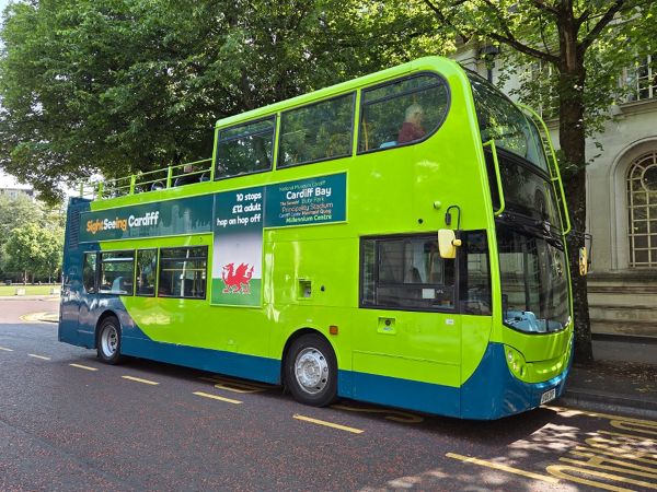 Client Image: Sightseeing Cardiff Bus Outside