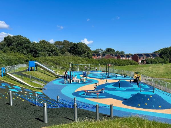 Upgraded play area in Gabalfa officially re-opened