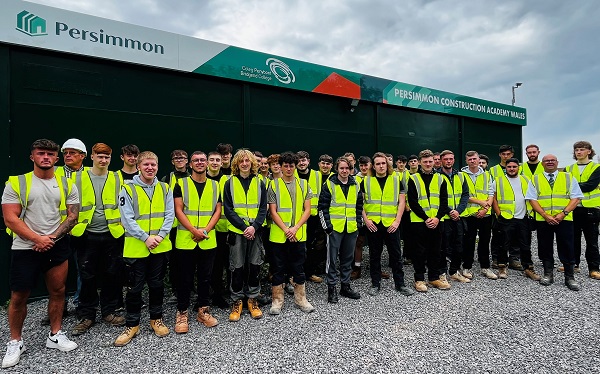 An intake of apprentices at the Persimmon Academy.