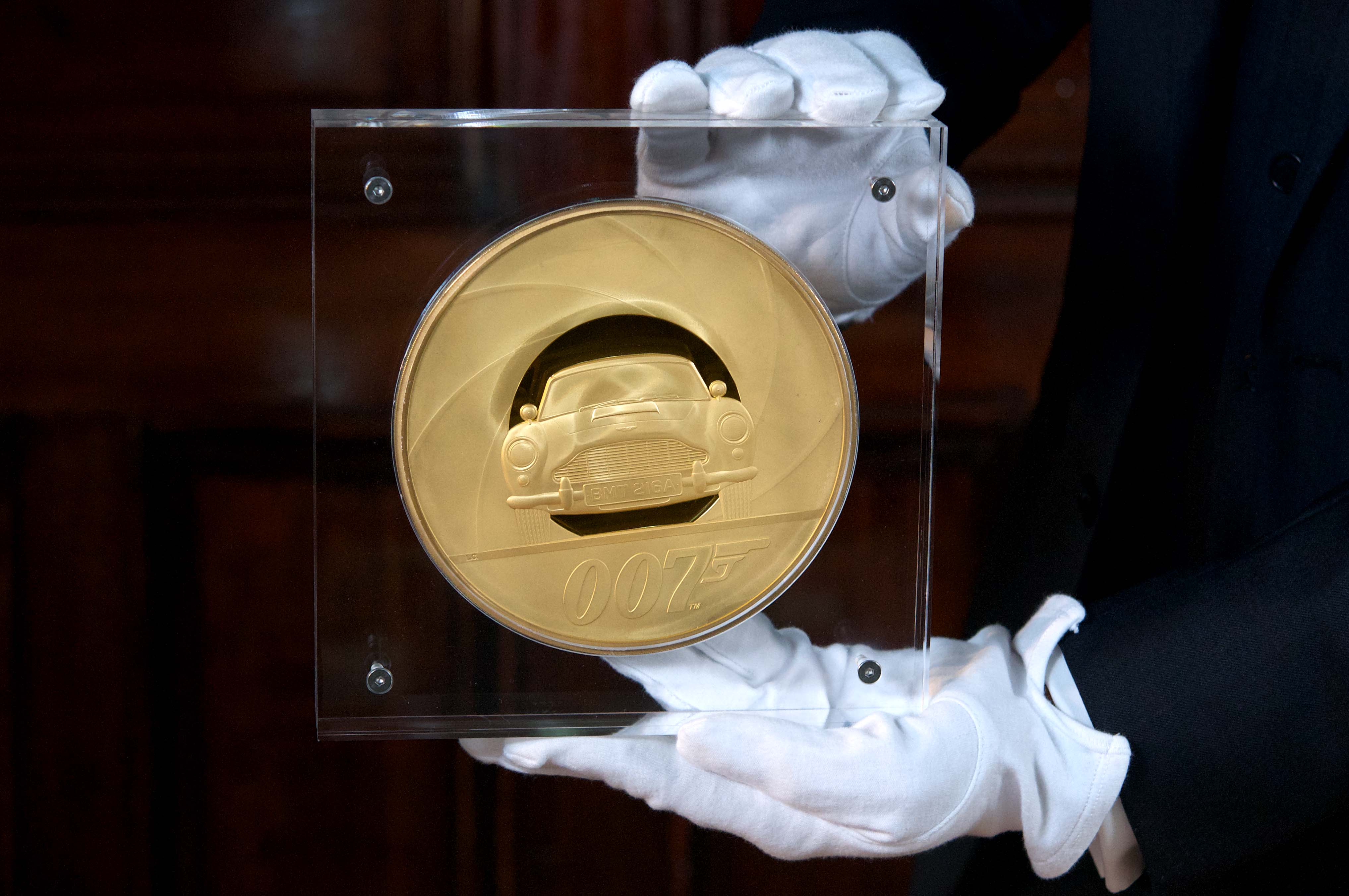 Rare James Bond 2KG Gold Coin Up For Grabs!